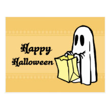 Postales anaranjadas del feliz Halloween del fanta