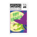 POSTATE STAMP Happy Halloween Witch by artsysite POSTATE STAMP Happy Halloween Witch