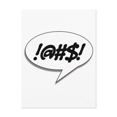 !@#$! Postcard