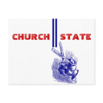 Postcard 1st Amend - Separation of Church & State