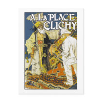 Postcard:  A la Place Clichy - Paris - Grasset