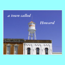 Postcard:  a town called Howard postcards