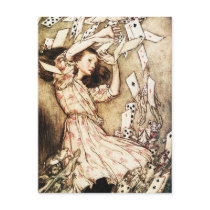 Postcard: Alice & the Pack of Cards by Aquavel Postcard: Alice & the Pack of Cards