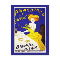 Postcard: "Amandines de Provence" by Cappiello by VintageCabaret Postcard: "Amandines de Provence" by Cappiello