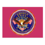 Postcard America Spirit Is Not Forgotten 50 Colors