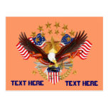 Postcard America Spirit Is Not Forgotten 50 Colors
