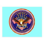 Postcard America Spirit Is Not Forgotten 50 Colors