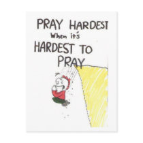 Postcard, animated with funny church sayings