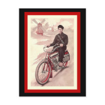 Postcard Around The World Tour M-M Motorcycle