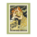 Postcard: Art Nouveau Vintage Poster Art