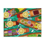 POSTCARD ~ ASIAN PRODUCE FOODS STORE OPEN BUSINESS