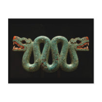 Postcard: Aztec serpent