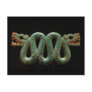 Postcard: Aztec serpent