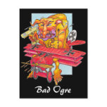 Postcard - Bad Ogre - black background