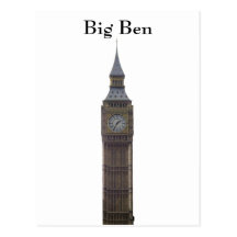 Postcard: Big Ben Clock Tower