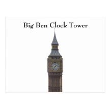 Postcard: Big Ben Clock Tower