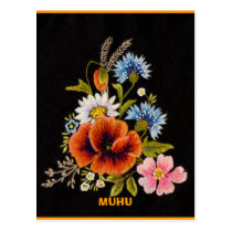 Postcard Black Muhu postcards