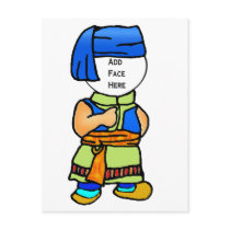 Postcard: Boy in Traditional Balinese Costume