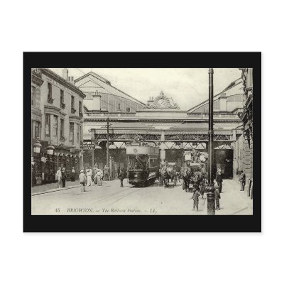Postcard - Brighton Station by gregoryolney2