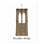 Postcard: Brooklyn Bridge Pillar: New York City