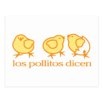 Postcard by Los Pollitos Dicen postcards