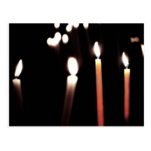 postcard candle