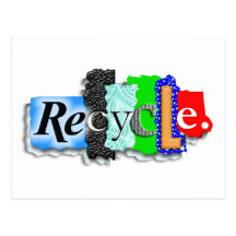 Postcard: Card: "RECYCLE"