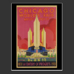 Postcard-Chicago World's Fair-Century of Progress postcards