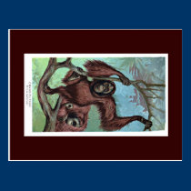 Postcard - Chimpanzee postcards