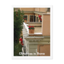 Postcard - Climbing Santas