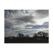 Postcard: Cloudy sky over Templeton, CA