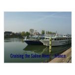 POSTCARD - Cruising the Saône River  - France