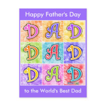 Postcard - DAD Pop Art