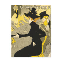 Postcard: Divan Japonais by Toulouse-Lautrec by VintageCabaret Postcard: Divan Japonais by Toulouse-Lautrec