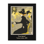Postcard: Divan Japonais by Toulouse-Lautrec
