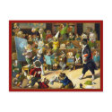 Postcard: "Dog School" by Louis Wain