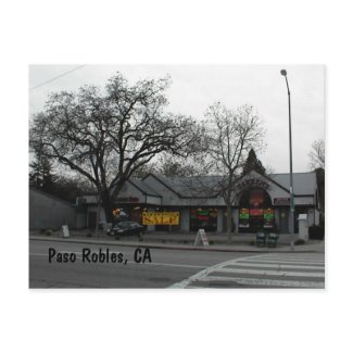 Postcard, Downtown Paso Robles, CA postcard