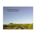Postcard: Eagle Castle overlooking its vineyard
