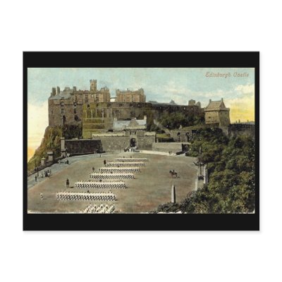 Postcard, Edinburgh Castle by gregoryolney2