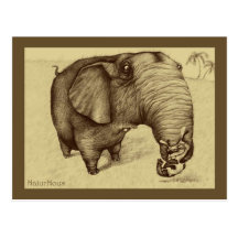 postcard Elephant