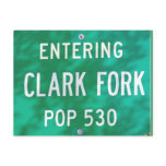 POSTCARD ~ "Entering Clark Fork!"