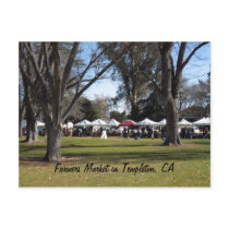 Postcard: Farmers Market, Templeton, CA