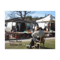 Postcard: Farmers Market, Templeton, CA
