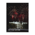 postcard, FIREWORKS AT THE WHITEHOUSE - Customized
