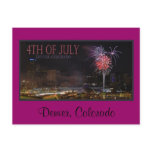 postcard fireworks, Denver, Colorado