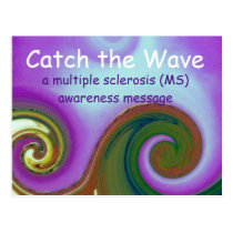 Postcard for MS Awareness Month pre-printed mssg postcards