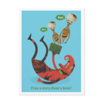 Postcard Free a story! by papelustro Postcard Free a story!
