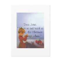 Postcard from a Child for Holidays