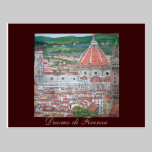 Postcard from Duomo of Florence postcards