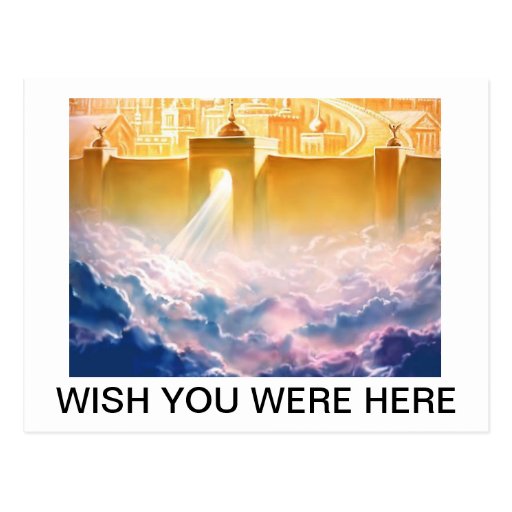 POSTCARD FROM HEAVEN Zazzle